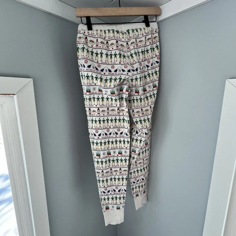 Hanna Andersson Christmas Elf‎ Organic Cotton Jogger Pajama Pants Size Women's S